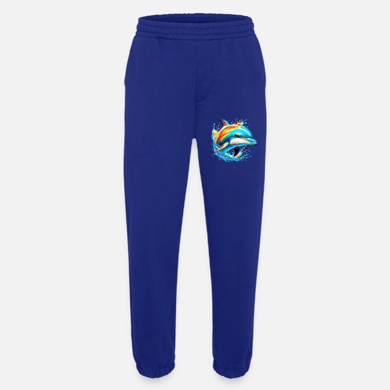 Delfin - Heavyweight Jogginghose - made by SPREAD  - Iconic Blue