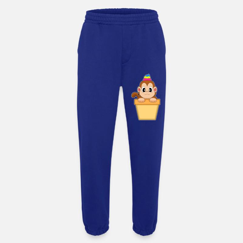 Affe Cupcake - Heavyweight Jogginghose - made by SPREAD  - Iconic Blue
