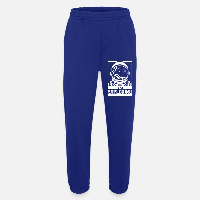 J’explore - Pantalon de jogging bio épais fabriqué en UE - Iconic Blue