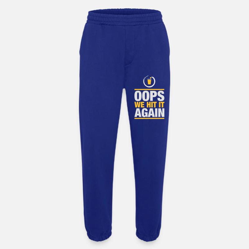 Bier Pong again - Heavyweight Jogginghose - made by SPREAD  - Iconic Blue