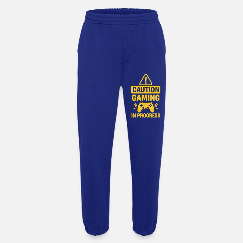 Warnung Gaming in Progress - Heavyweight Jogginghose - made by SPREAD  - Iconic Blue
