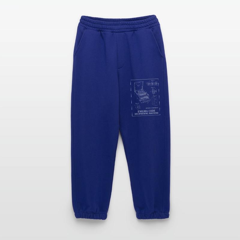 Illustration de la machine à déchiffrer le code Enigma Pantalon de jogging bio épais fabriqué en UE
