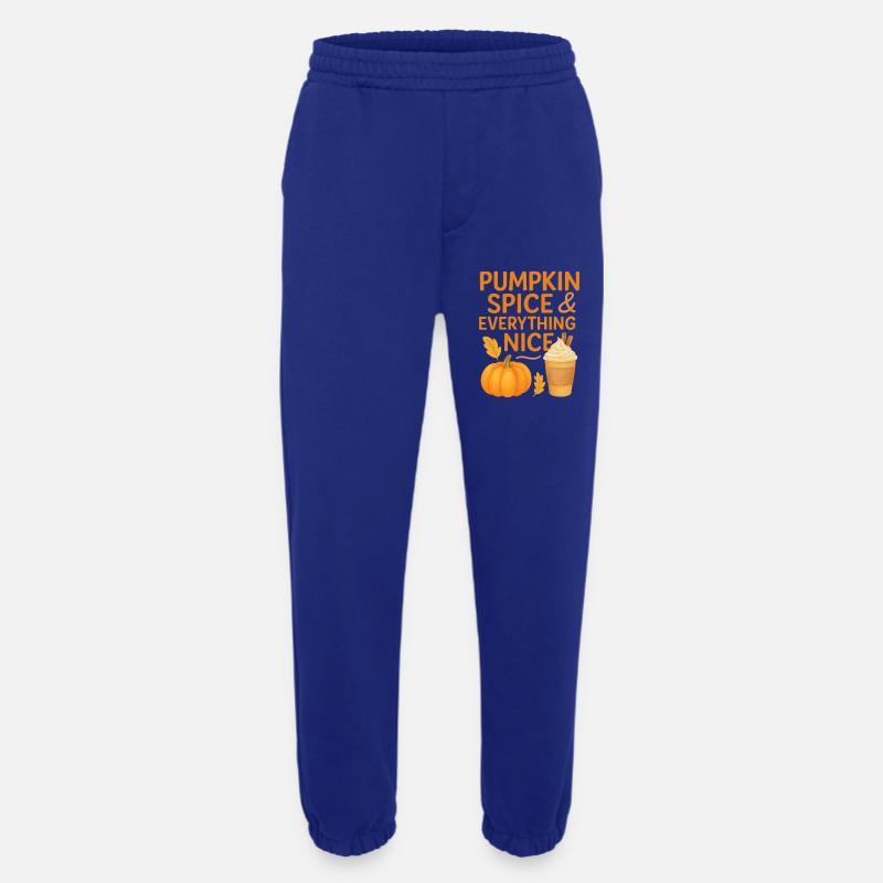 pumpkin spice and everything nice - Heavyweight Jogginghose - made by SPREAD  - Iconic Blue