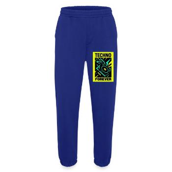 Techno Forever - Heavyweight Jogginghose - made by SPREAD  - Iconic Blue - Vorne