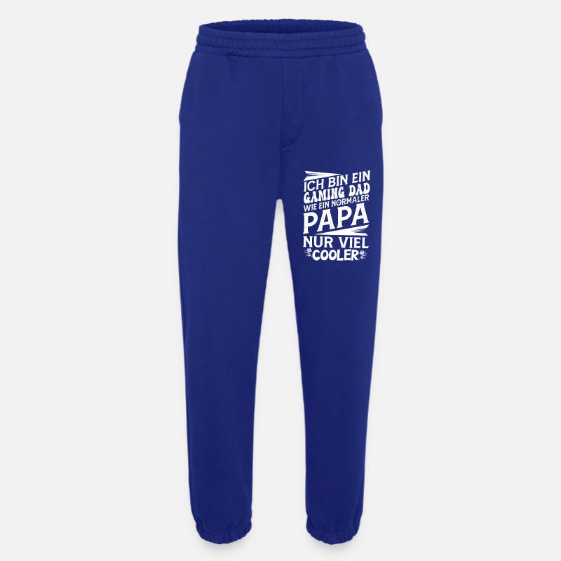 Gaming Dad Spruch  - Heavyweight Jogginghose - made by SPREAD  - Iconic Blue