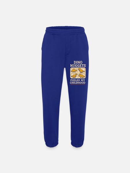 Dino Nuggets Nostalgia Funny Snack Dinosaur - Heavyweight Jogging Pants - made by SPREAD  - Iconic Blue