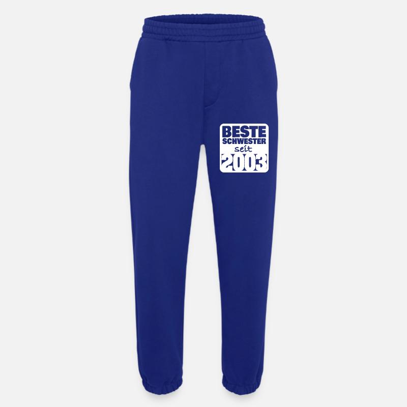 Schwester 2003 - Heavyweight Jogginghose - made by SPREAD  - Iconic Blue