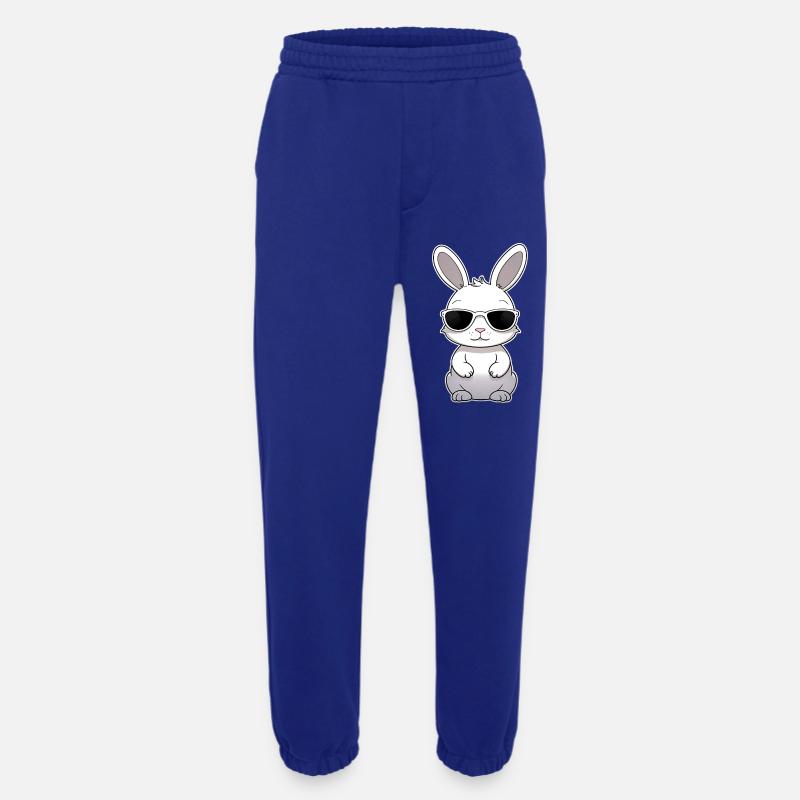 Cool bunny with sunglasses - Heavyweight Jogging Pants - made by SPREAD - Iconic Blue