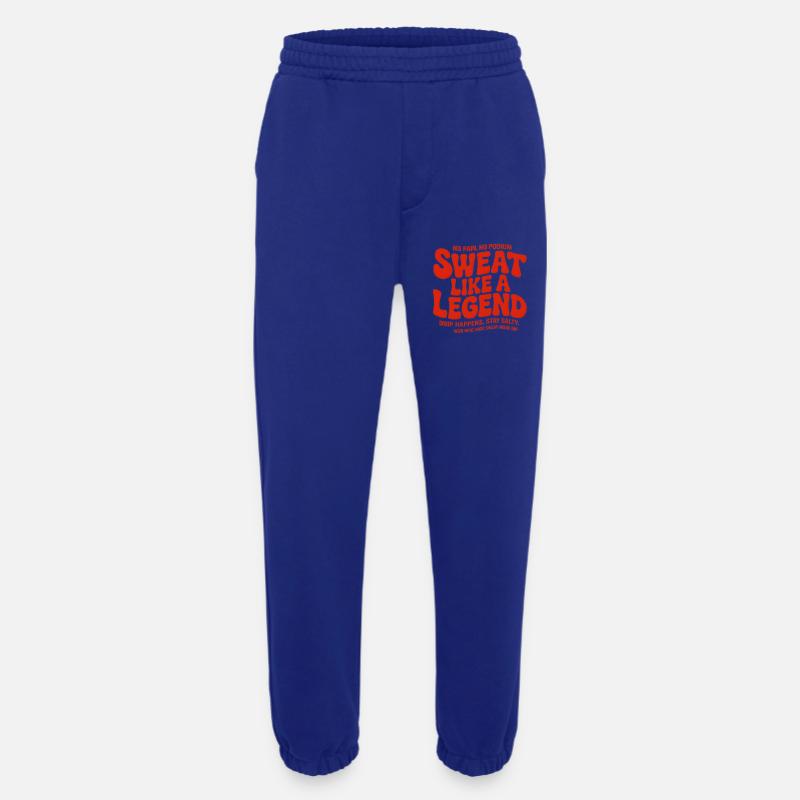 Sweat Like A Legend - Heavyweight Jogging Pants - made by SPREAD  - Iconic Blue