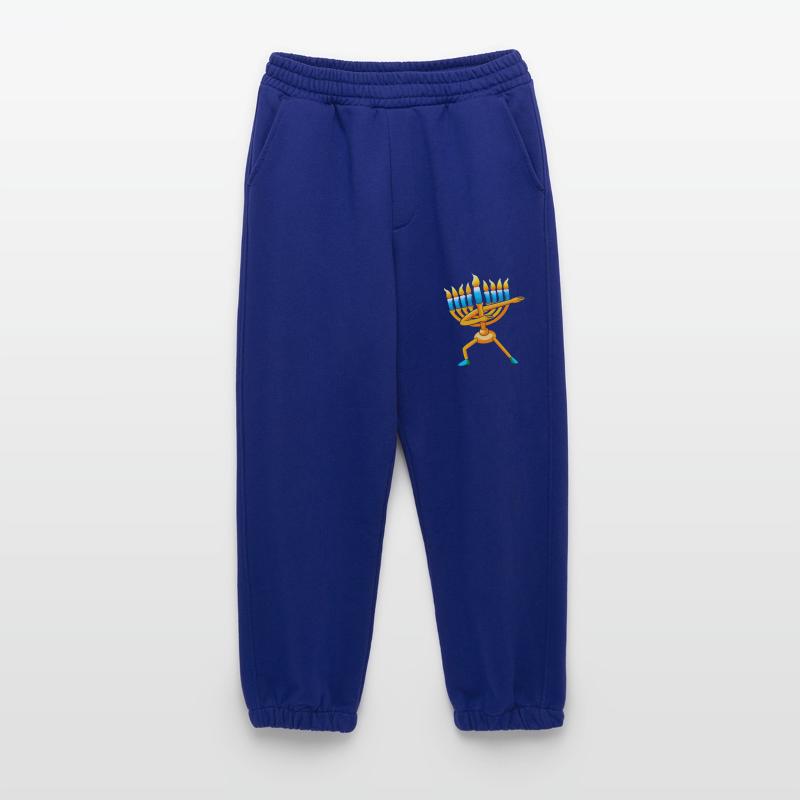 Hanoukka Hanoukka Hanoucca Pantalon de jogging bio épais fabriqué en UE