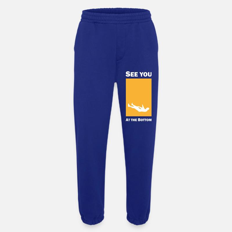 Rendez-vous en bas de l’échelle - Pantalon de jogging bio épais fabriqué en UE - Iconic Blue
