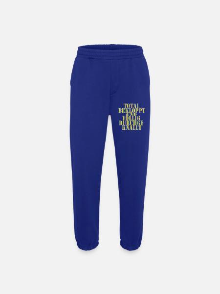 Totally Crazy Full Crazy - Heavyweight Jogging Pants - made by SPREAD - Iconic Blue