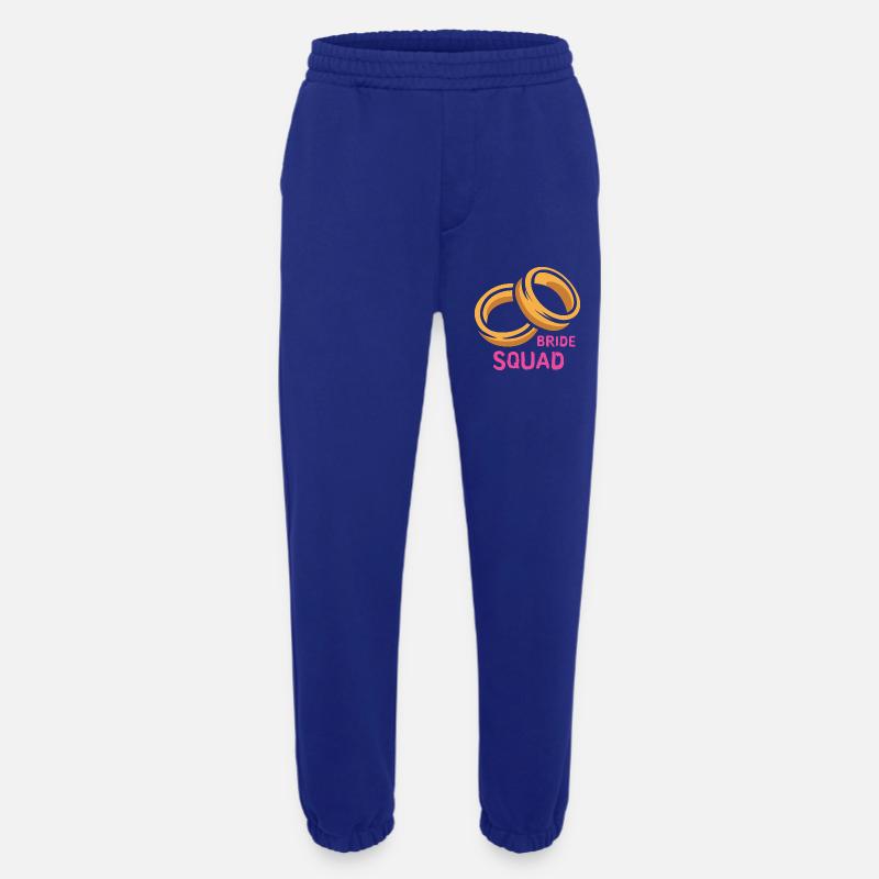 Bride Squad Ringe Junggesellinnenabschied - Heavyweight Jogginghose - made by SPREAD  - Iconic Blue