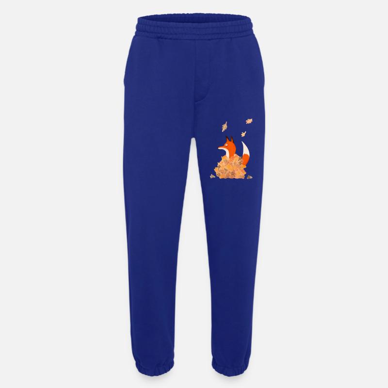 Fuchs mit Blättern - Heavyweight Jogginghose - made by SPREAD  - Iconic Blue
