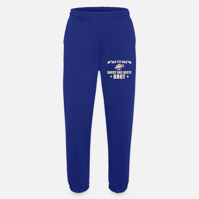 Brot backen - Bester Bäcker Geschenkidee - Heavyweight Jogginghose - made by SPREAD  - Iconic Blue