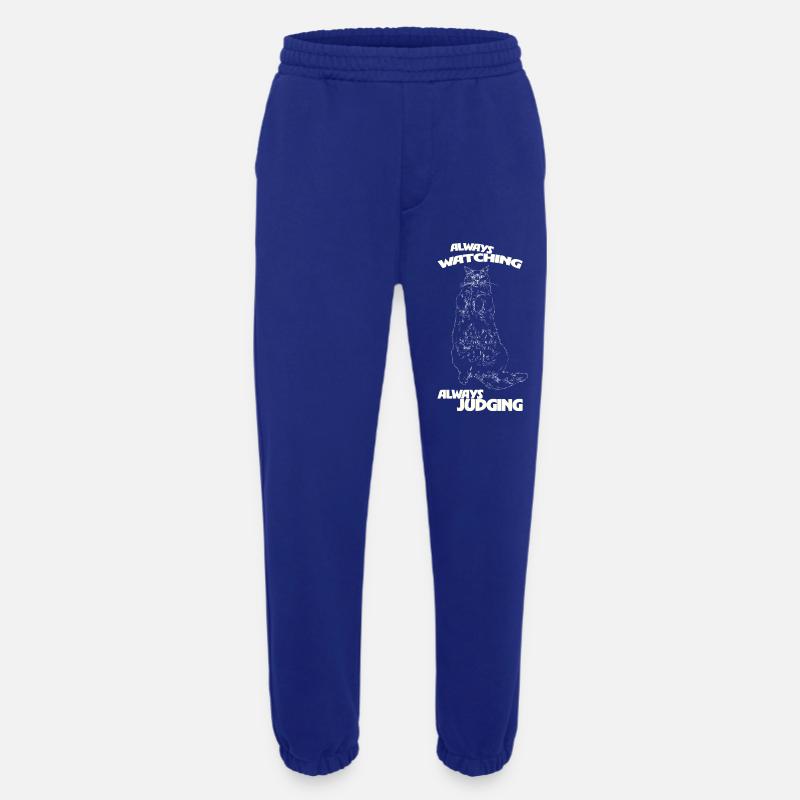 ALWAYS WATCHING, ALWAYS JUDGING - Heavyweight Jogging Pants - made by SPREAD  - Iconic Blue