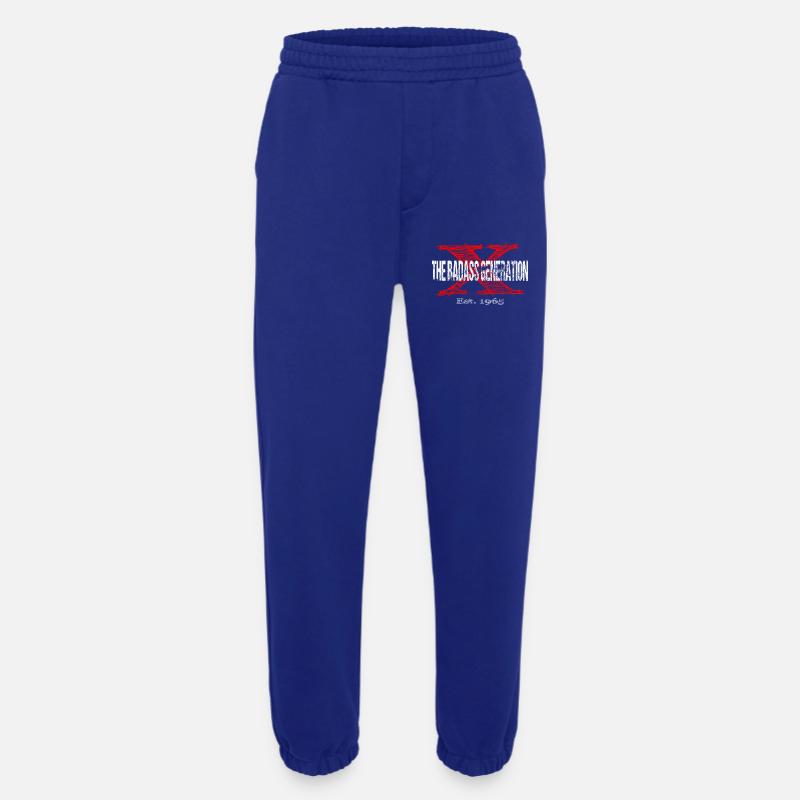 Generation X 1965 Retro - Heavyweight Jogging Pants - made by SPREAD  - Iconic Blue