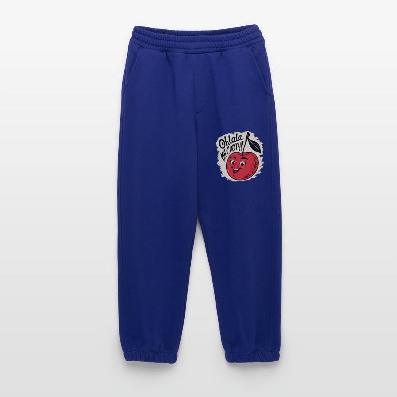 Ohlala Ma Kirsche Geschenkidee Süßes Mädchen Heavyweight Jogginghose - made by SPREAD 