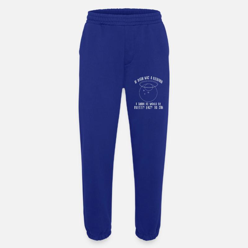 Funny Math Sayings Math Teacher - Heavyweight Jogging Pants - made by SPREAD  - Iconic Blue