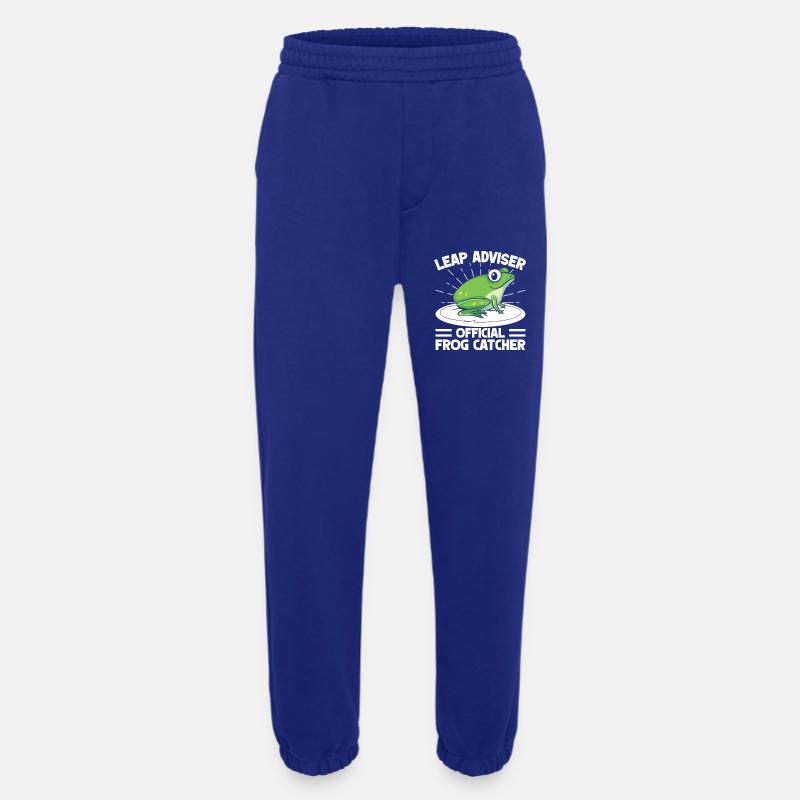 Frog Catcher Leap Adviser Frog - Heavyweight Jogging Pants - made by SPREAD - Iconic Blue