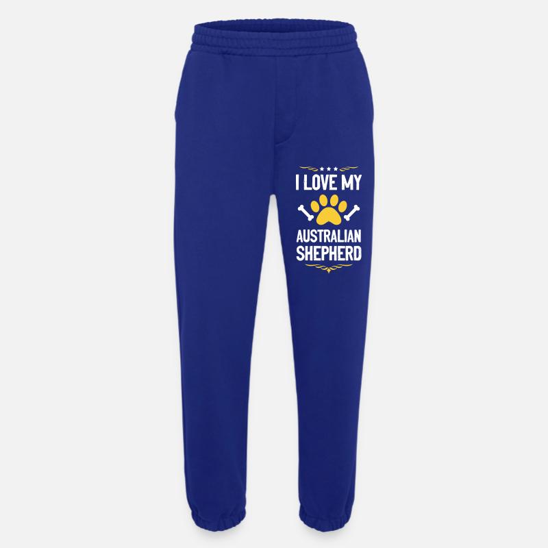 Ich liebe Aussie Shepherd - Heavyweight Jogginghose - made by SPREAD - Iconic Blue