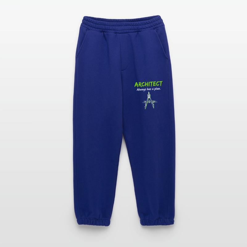 Architecture Boussole Plan de construction Architecte Pantalon de jogging bio épais fabriqué en UE