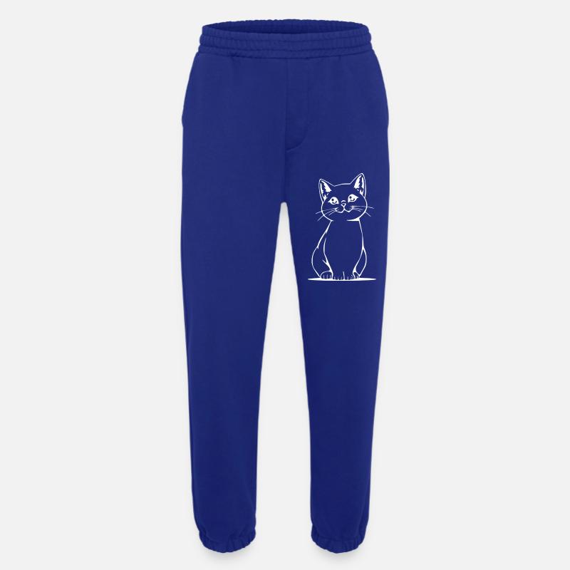 Katze Kätzchen Katzenshirt Geschenk - Heavyweight Jogginghose - made by SPREAD  - Iconic Blue
