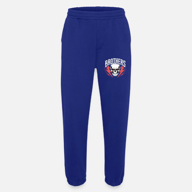 Brüder Schädel Donnerwappen - Heavyweight Jogginghose - made by SPREAD - Iconic Blue