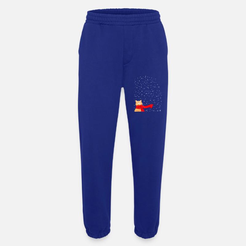 Tabby liebt Schnee - Heavyweight Jogginghose - made by SPREAD  - Iconic Blue