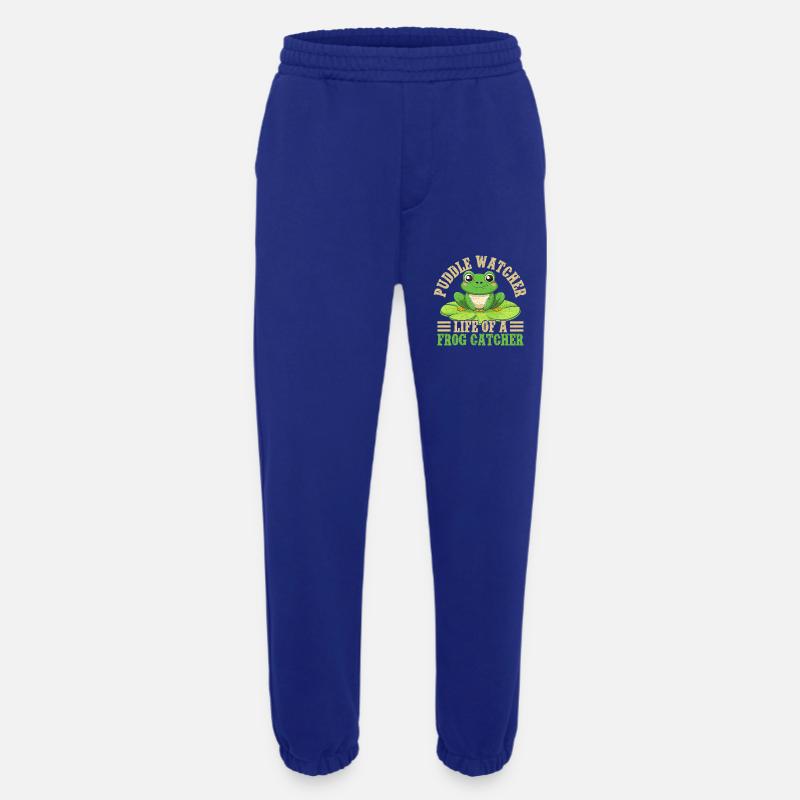 Frog Catcher Puddle Watcher Frog - Heavyweight Jogginghose - made by SPREAD  - Iconic Blue