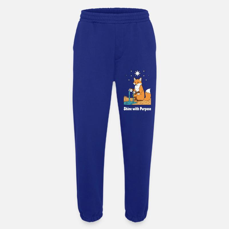 Fuchs leuchtet mit Sinn - Heavyweight Jogginghose - made by SPREAD  - Iconic Blue