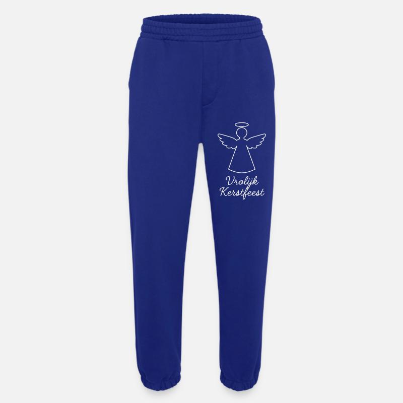 Werihnachtsengel Vrolijk Kerstfeest Engel - Heavyweight Jogging Pants - made by SPREAD  - Iconic Blue