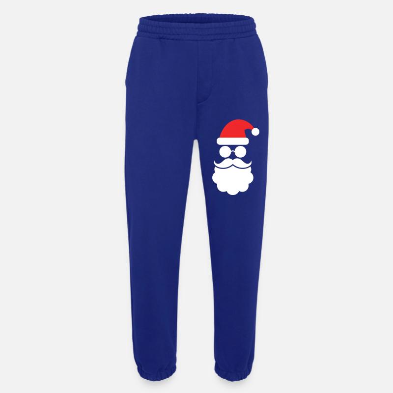 Weihnachtsmann mit Bart Minimal Kopf Design - Heavyweight Jogginghose - made by SPREAD - Iconic Blue