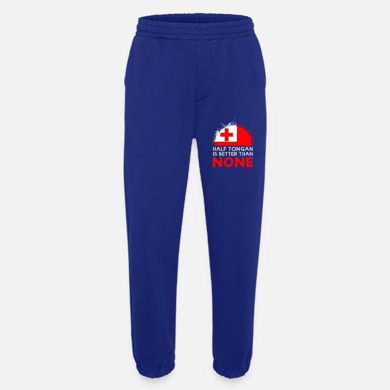 Tonga Tonga Tonga Rugby Tonga - Heavyweight Jogging Pants - made by SPREAD  - Iconic Blue