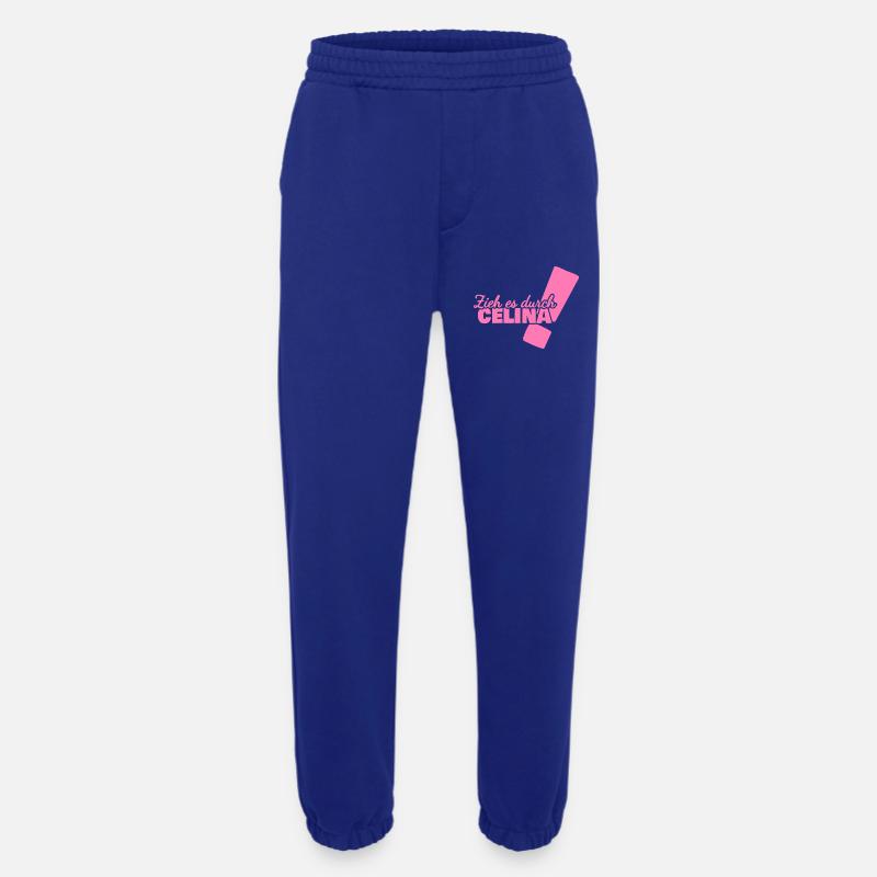 First name Celina - Heavyweight Jogging Pants - made by SPREAD  - Iconic Blue