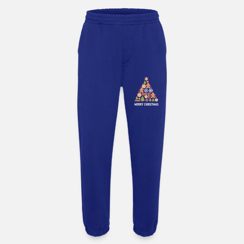Merry Christmas Gingerbread Tree Christmas Tree - Heavyweight Jogging Pants - made by SPREAD  - Iconic Blue