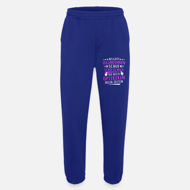 Optikerin Sprüche - Heavyweight Jogginghose - made by SPREAD  - Iconic Blue