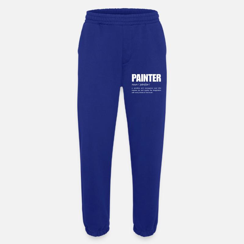 Painter funny noun definition - Heavyweight Jogging Pants - made by SPREAD  - Iconic Blue