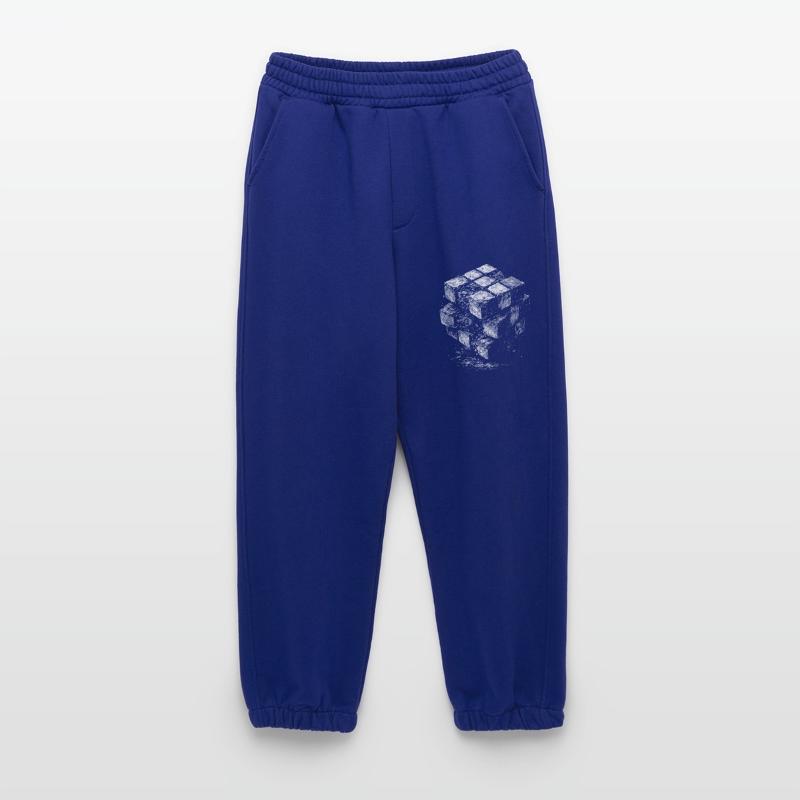 Brick Cube Geometry Heavyweight Jogging Pants - made by SPREAD 