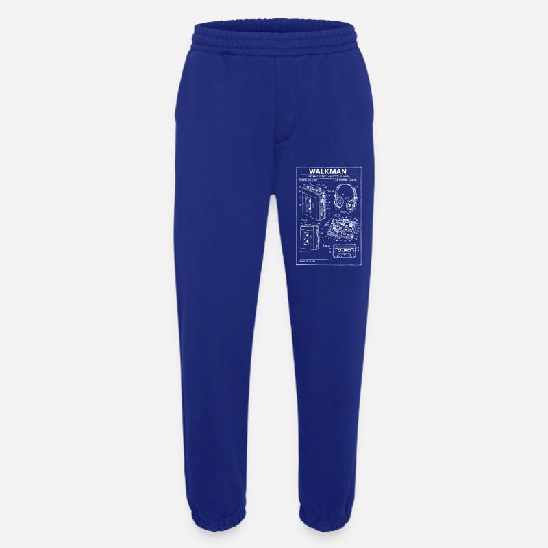 Walkman-Bauplan-Schaltplan - Heavyweight Jogginghose - made by SPREAD  - Iconic Blue