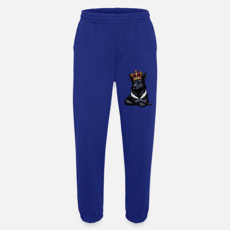 Black German Shepherd German Shepherd Owner - Heavyweight Jogging Pants - made by SPREAD  - Iconic Blue
