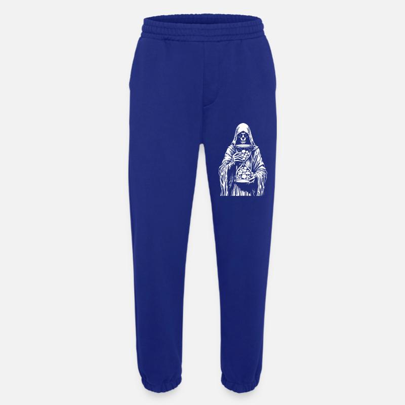 Grim Reaper with Skulls - Heavyweight Jogging Pants - made by SPREAD  - Iconic Blue