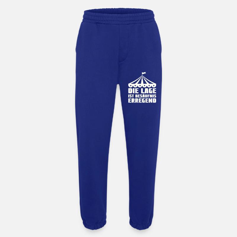 The situation is drunkenness - Heavyweight Jogging Pants - made by SPREAD  - Iconic Blue
