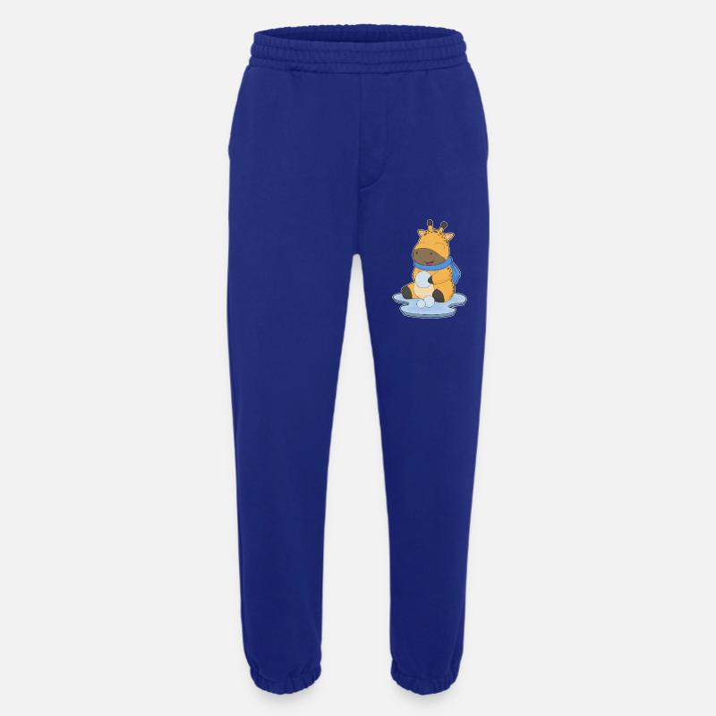 Giraffe Schneeball - Heavyweight Jogginghose - made by SPREAD  - Iconic Blue