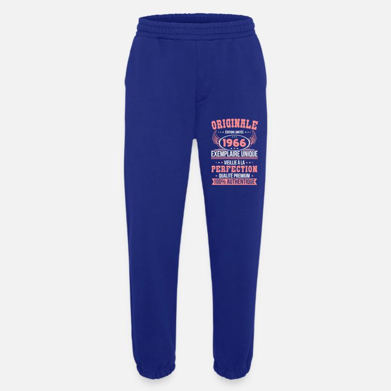 1966 – Einzigartiges Beispiel – Premiumqualität - Heavyweight Jogginghose - made by SPREAD  - Iconic Blue