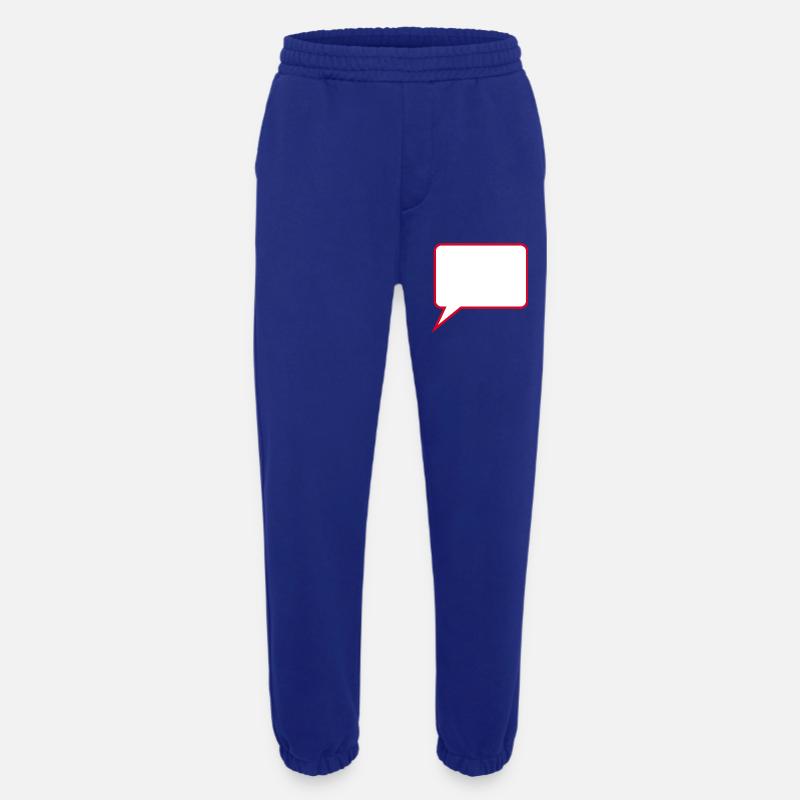 Sprechblase Comic selbst gestalten personalisieren - Heavyweight Jogginghose - made by SPREAD  - Iconic Blue