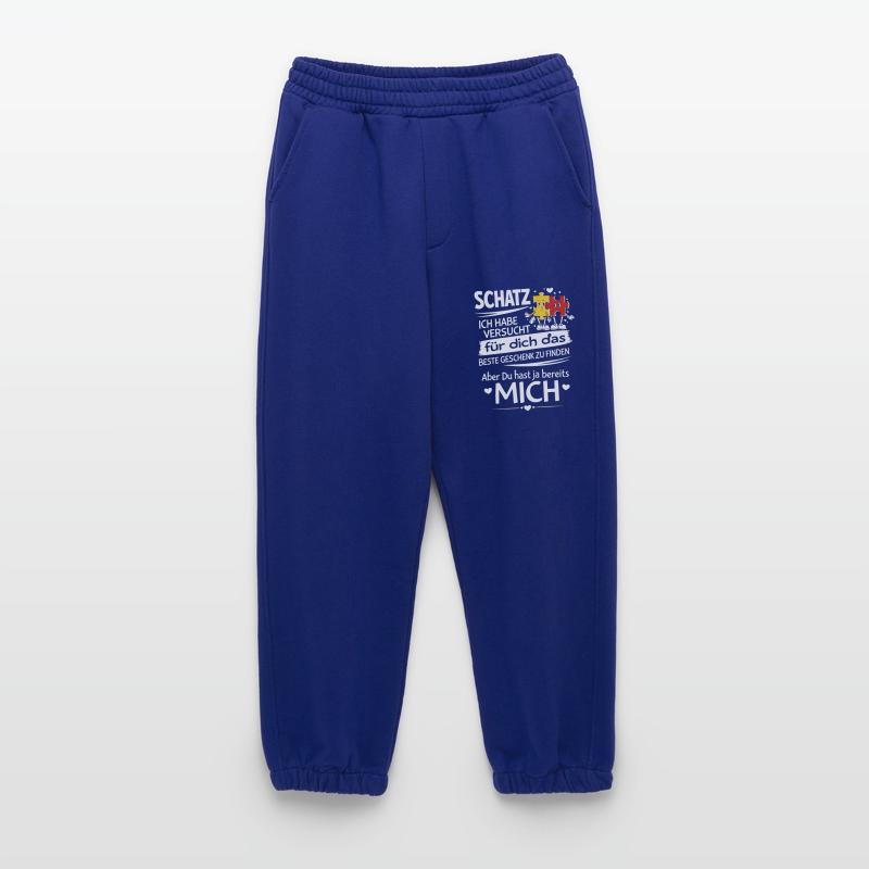 Schatz Geschenk Spruch Puzzleherz Heavyweight Jogginghose - made by SPREAD 