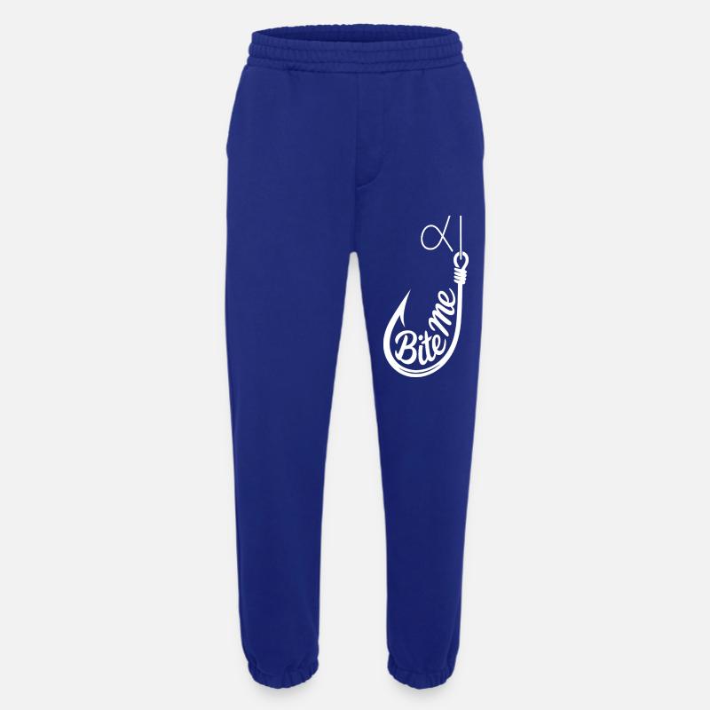 Bite Me Hook Graphic Tee - Heavyweight Jogging Pants - made by SPREAD - Iconic Blue