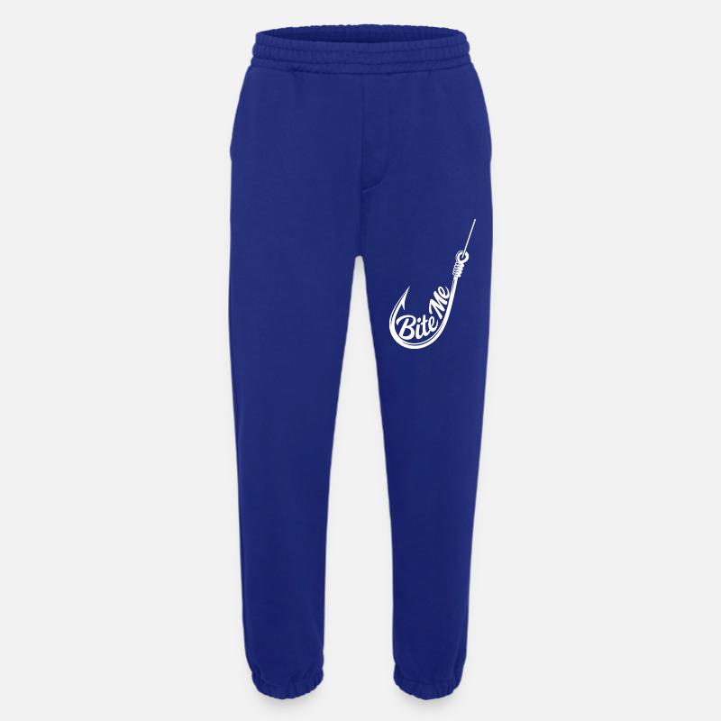 Bite Me Hook Silhouette Tee - Heavyweight Jogginghose - made by SPREAD  - Iconic Blue