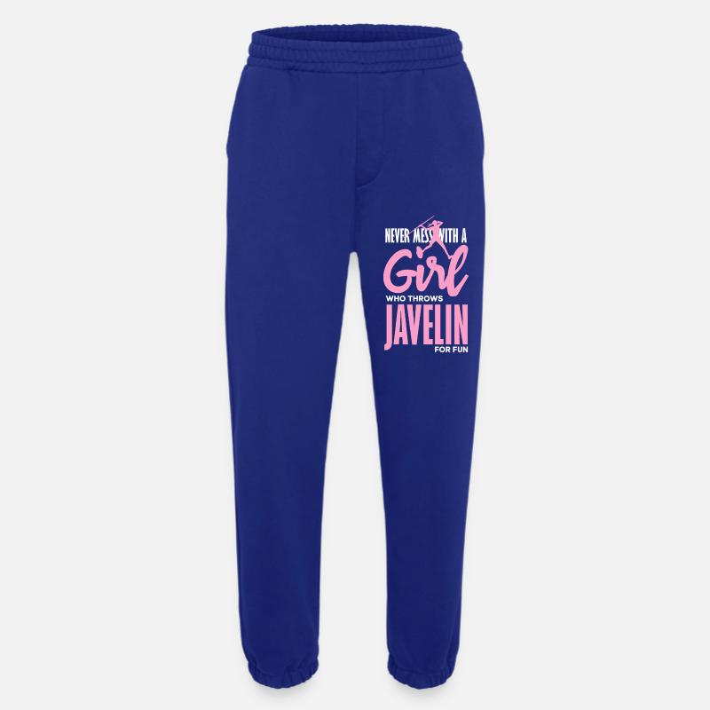 Speerwerferin mit Spaß-Statement - Heavyweight Jogginghose - made by SPREAD - Iconic Blue